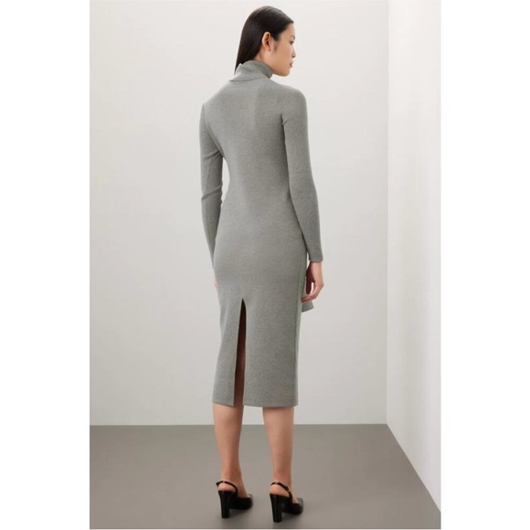 Toccin Knit Tie Front Dress, Size: L - Picture 5 of 13